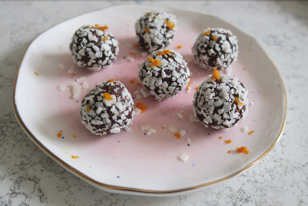 Vegan Chocolate Orange Energy Balls